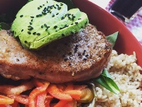 Pan-Seared Ahi Tuna at Koriente Austin