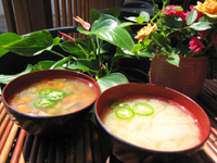 Miso Shiru Soup at Koriente Austin